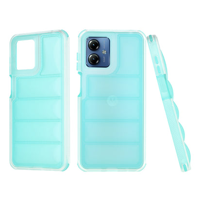 Futrola za Motorola Moto G14, Techsuit, Wave Shield, Tirkizna
