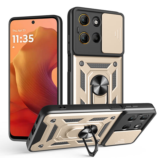 Futrola za Motorola Moto G15 / G15 Power, Techsuit, CamShield, Zlatna