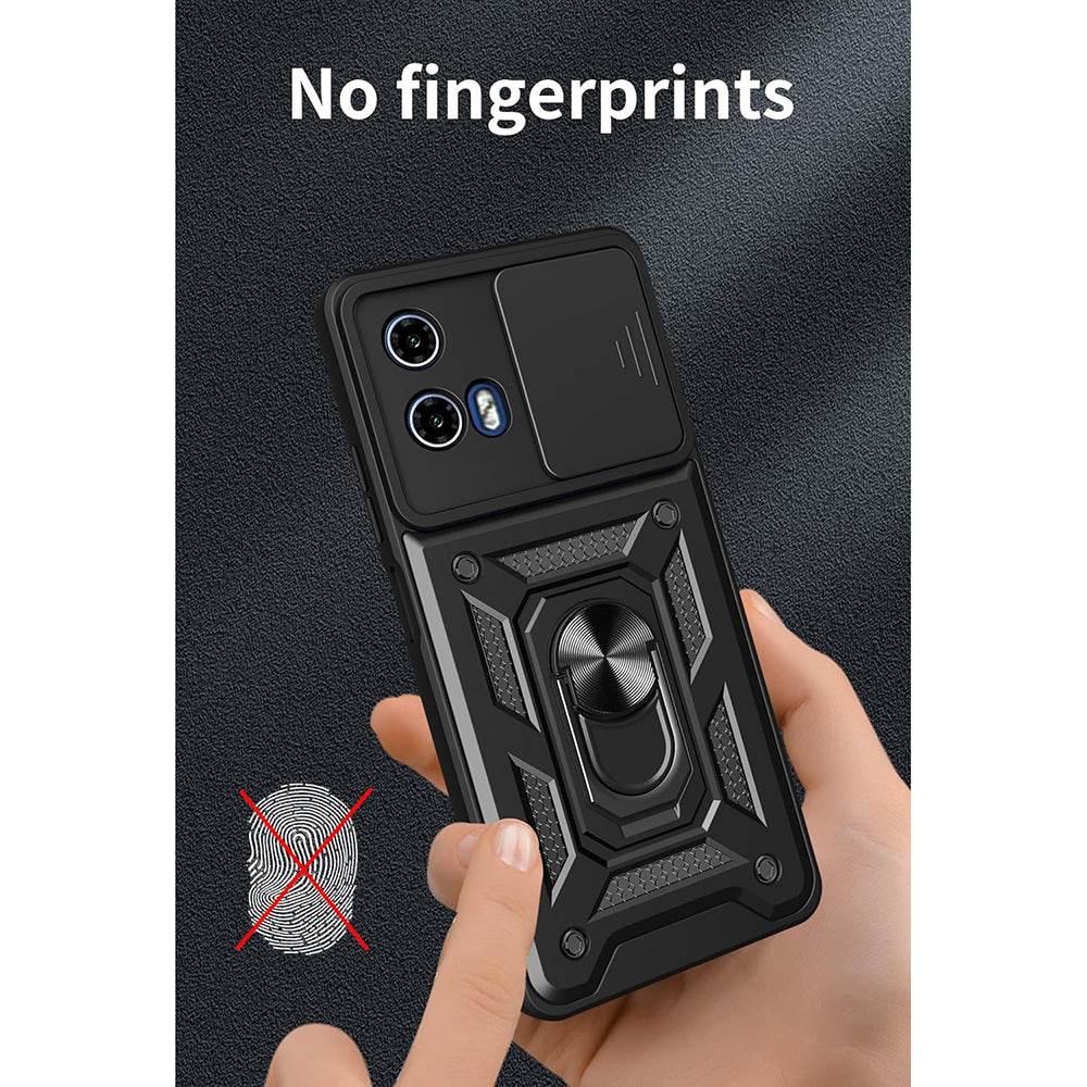 Futrola za Motorola Moto G15 / G15 Power, Techsuit, CamShield, Crna