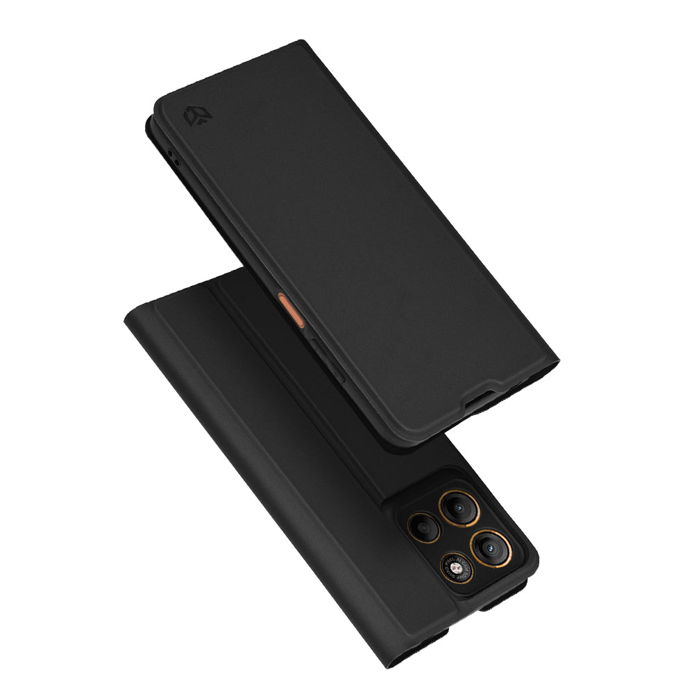 Futrola za Motorola Moto G15 / G15 Power, Techsuit, Magskin Book, Crna