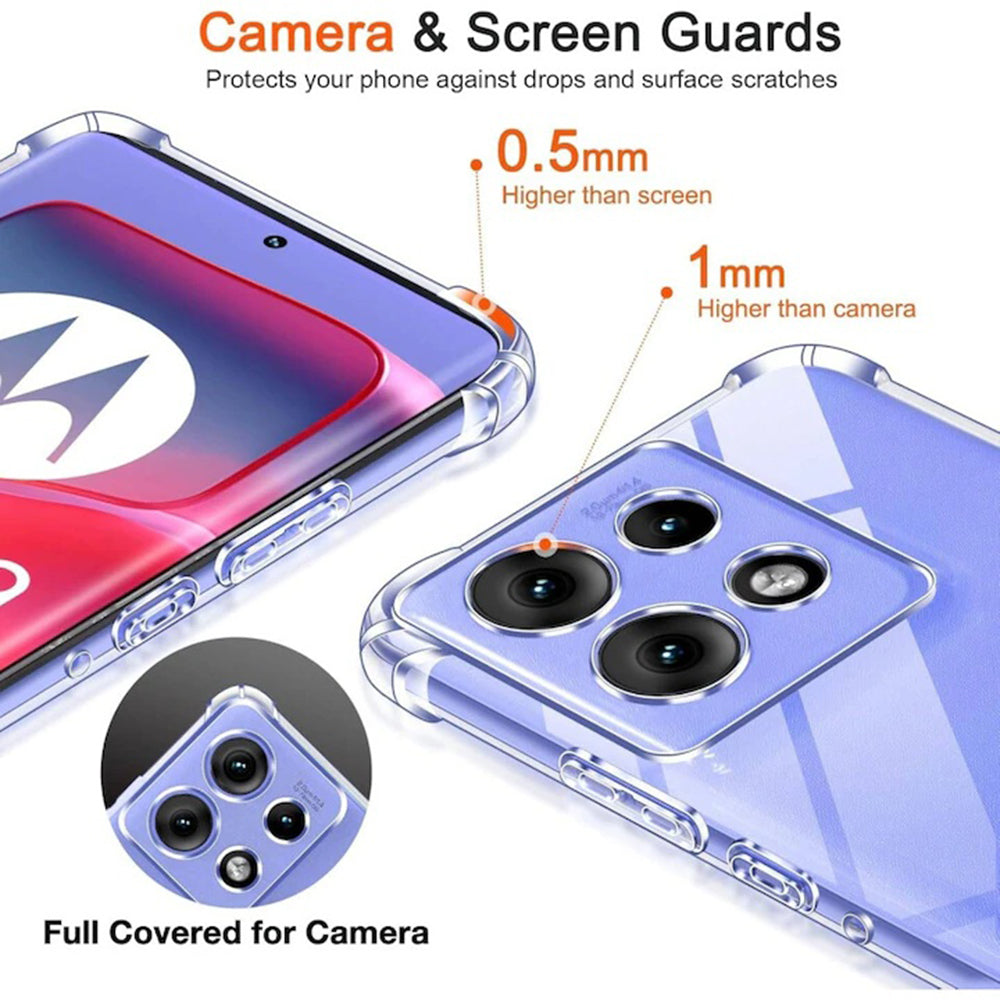 Futrola za Motorola Moto G15 / G15 Power, Techsuit, Shockproof Clear, Providna