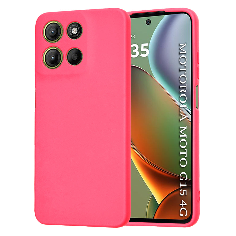 Futrola za Motorola Moto G15 / G15 Power, Techsuit, SoftFlex, Tamno Roze