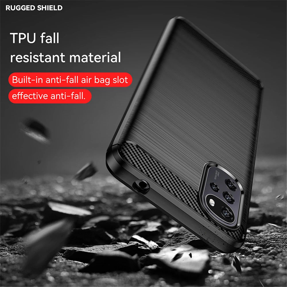 Futrola za Motorola Moto G22, Techsuit, Karbon, Crna