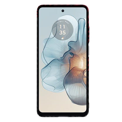 Futrola za Motorola Moto G24 Power, Techsuit, Carbonite FiberShell, Crno Crvena