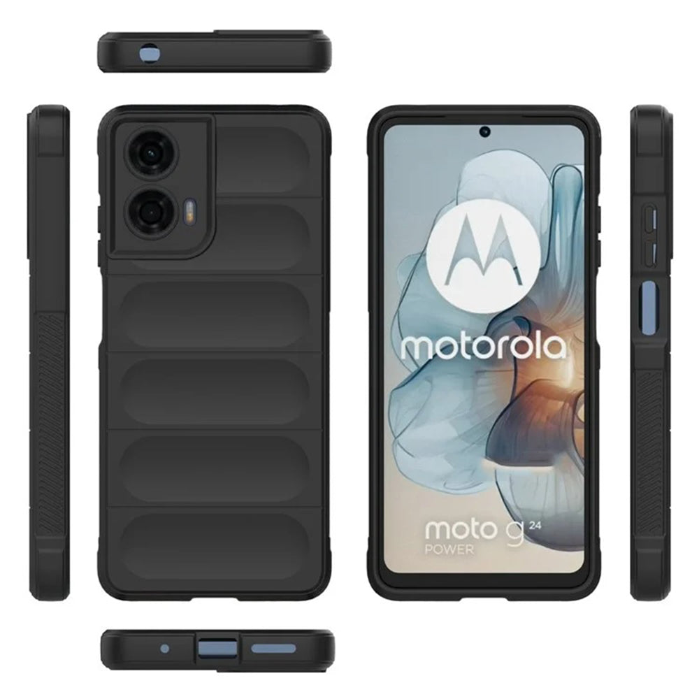 Futrola za Motorola Moto G24 Power, Techsuit, Magic Shield, Crna
