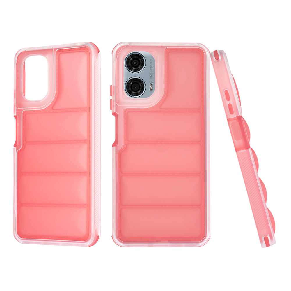 Futrola za Motorola Moto G24 Power, Techsuit, Wave Shield, Crvena