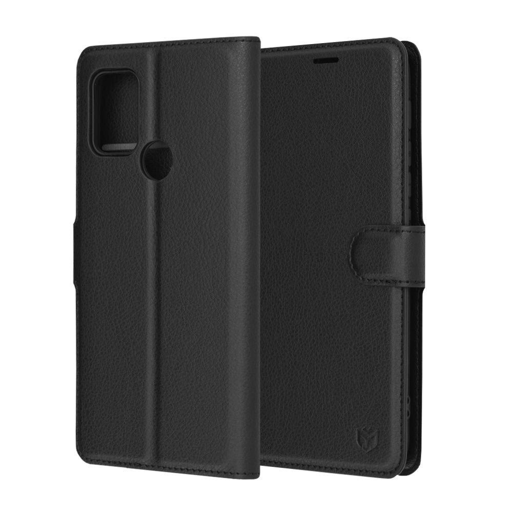 Futrola za Motorola Moto G30 / G20 / G10, Techsuit, Leather Folio, Crna