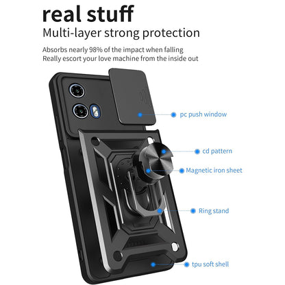 Futrola za Motorola Moto G31 / G41, Techsuit, CamShield, Crna