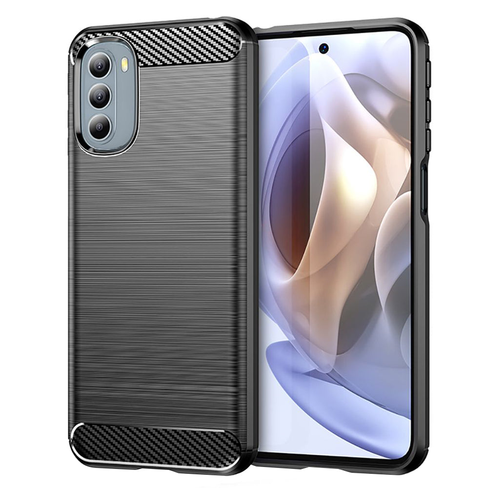 Futrola za Motorola Moto G31 / G41, Techsuit, Karbon, Crna