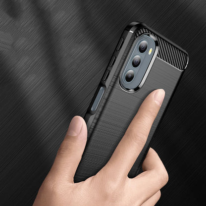 Futrola za Motorola Moto G31 / G41, Techsuit, Karbon, Crna
