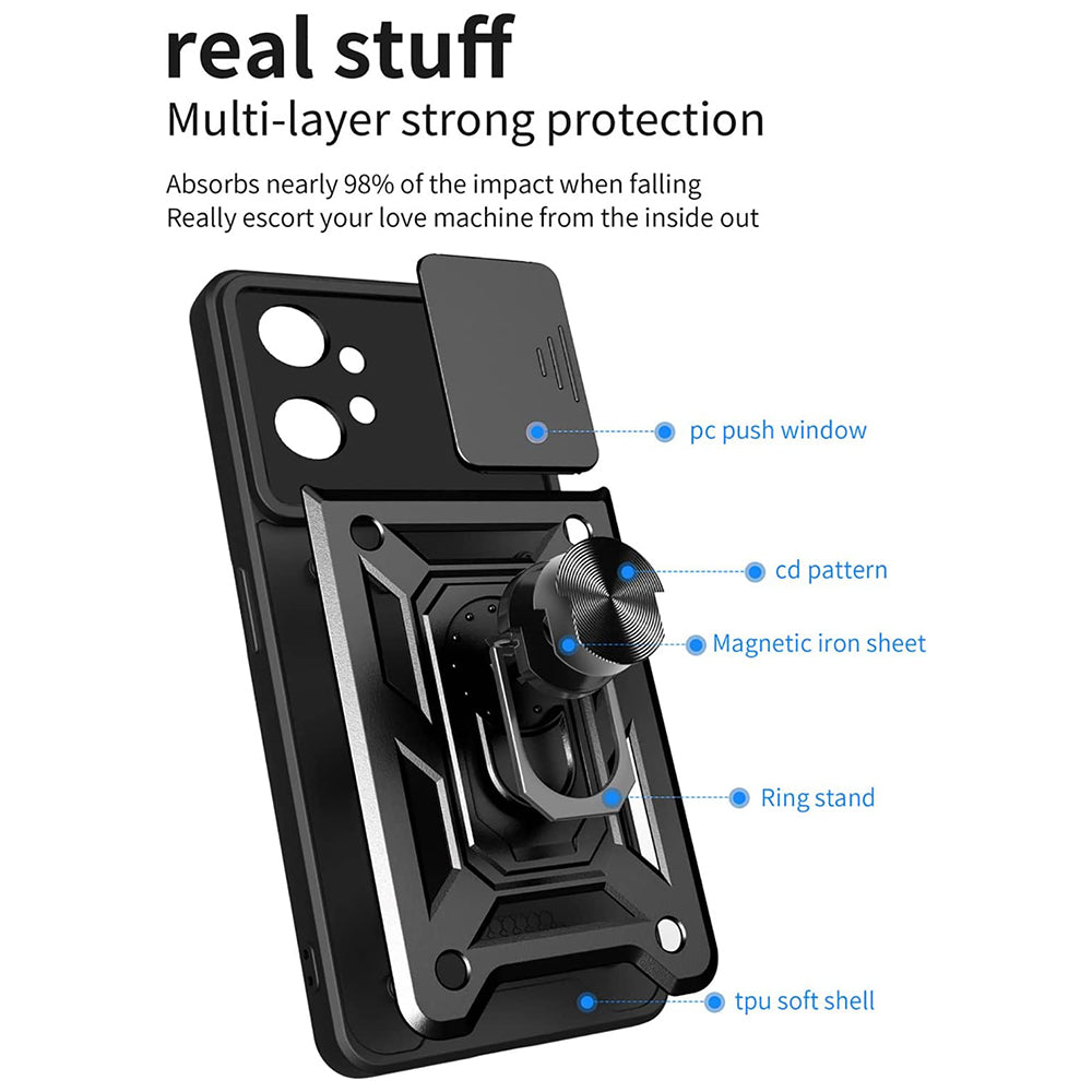 Futrola za Motorola Moto G32, Techsuit, CamShield, Crna