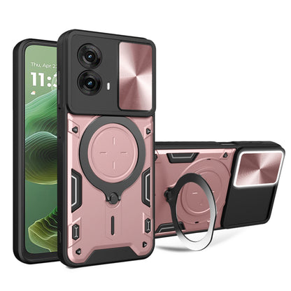 Futrola za Motorola Moto G35, Techsuit, CamGuard Pro, Roze Zlato