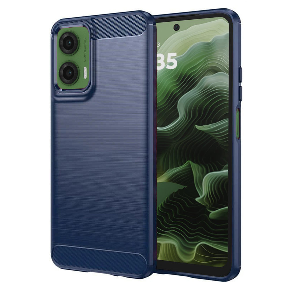 Futrola za Motorola Moto G35, Techsuit, Karbon, Plava