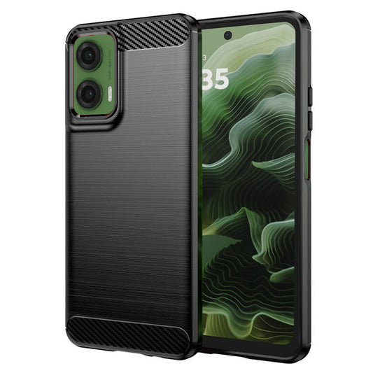 Futrola za Motorola Moto G35, Techsuit, Karbon, Crna