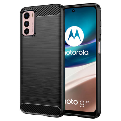 Futrola za Motorola Moto G42, Techsuit, Karbon, Crna