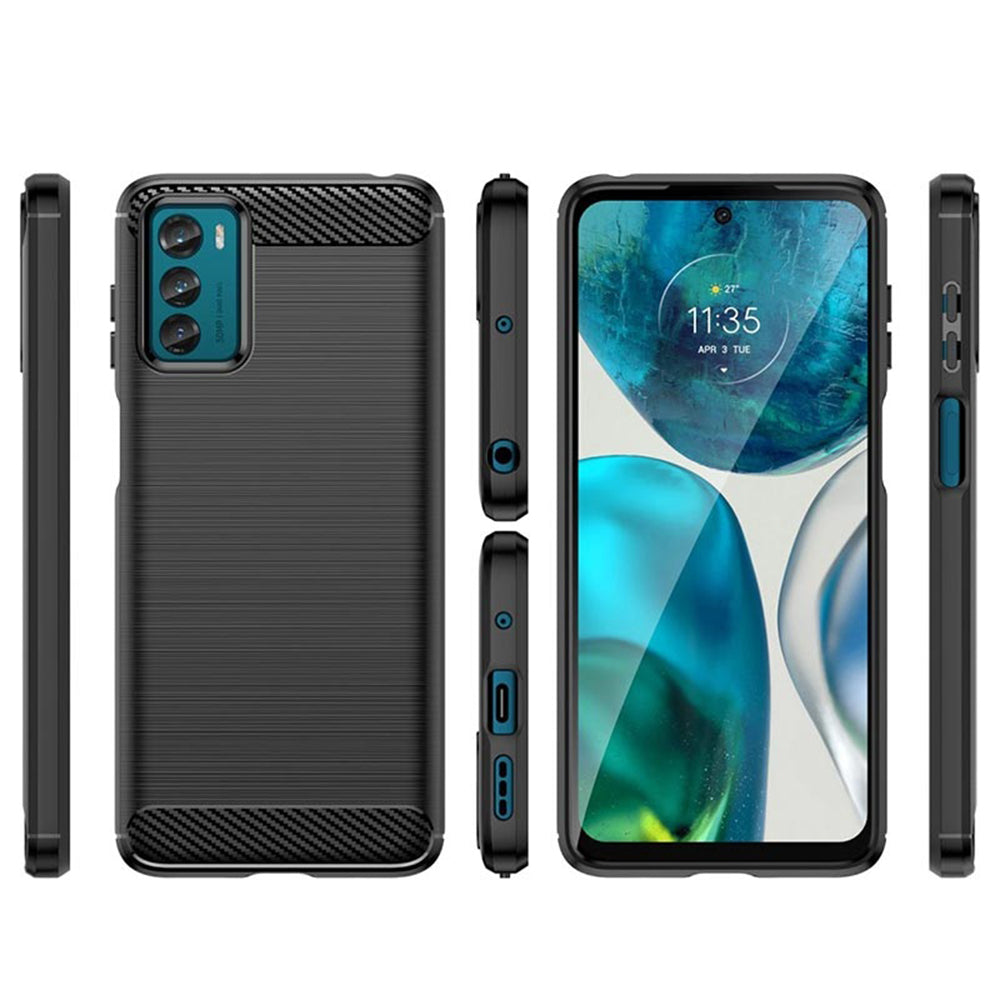 Futrola za Motorola Moto G42, Techsuit, Karbon, Crna