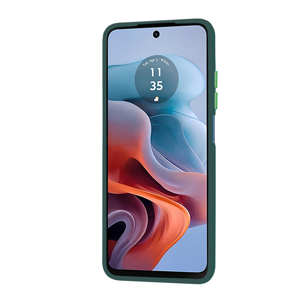 Futrola za Motorola Moto G45 / G34, Techsuit, HaloFrost, Zelena