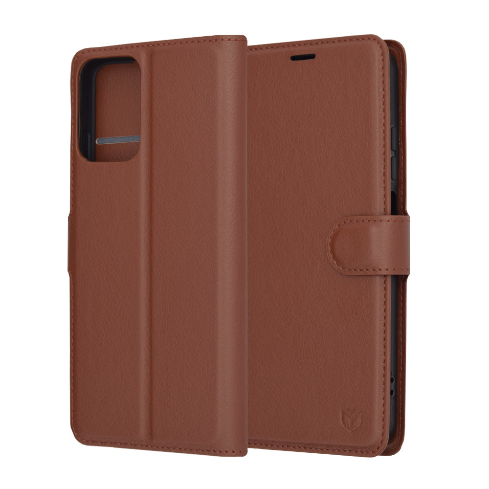 Futrola za Motorola Moto G45 / G34, Techsuit, Leather Folio, Braon