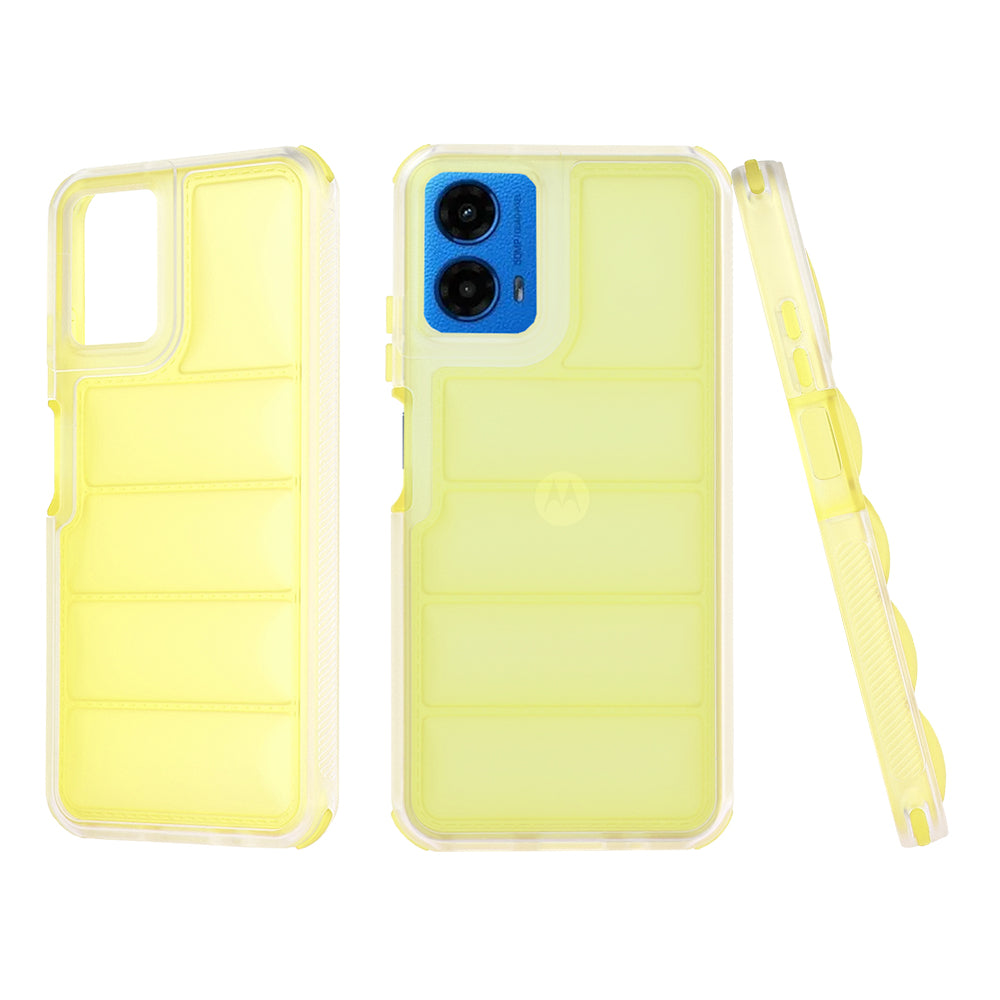 Futrola za Motorola Moto G45 / G34, Techsuit, Wave Shield, Žuta