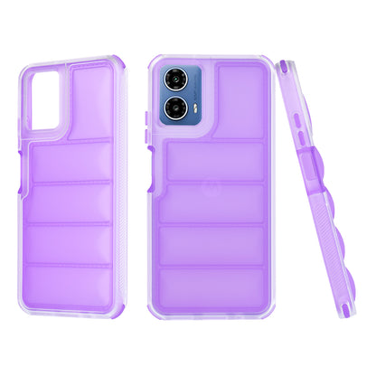Futrola za Motorola Moto G45 / G34, Techsuit, Wave Shield, Ljubičasta
