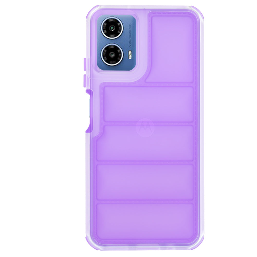 Futrola za Motorola Moto G45 / G34, Techsuit, Wave Shield, Ljubičasta