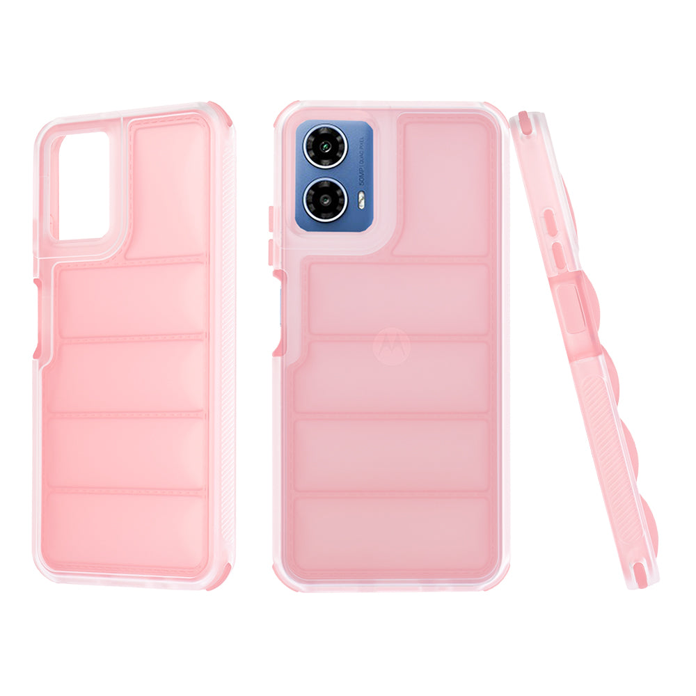 Futrola za Motorola Moto G45 / G34, Techsuit, Wave Shield, Roze