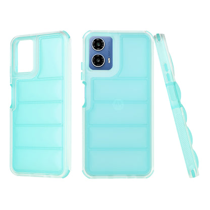 Futrola za Motorola Moto G45 / G34, Techsuit, Wave Shield, Tirkizna