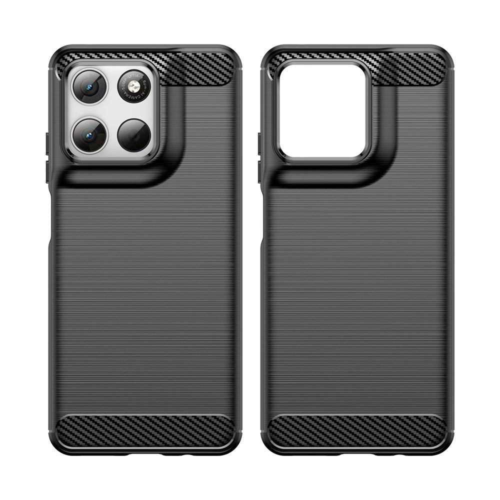 Futrola za Motorola Moto G47 / G37 Power / G37 / G67 Power / G57 Power, Techsuit, Karbon, Crna