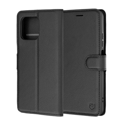 Futrola za Motorola Moto G47 / G37 Power / G37, Techsuit, Leather Folio, Crna
