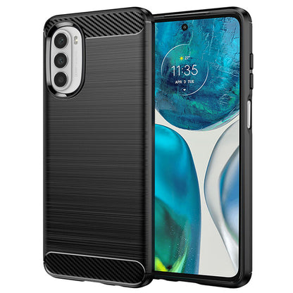 Futrola za Motorola Moto G52 / G82, Techsuit, Karbon, Crna