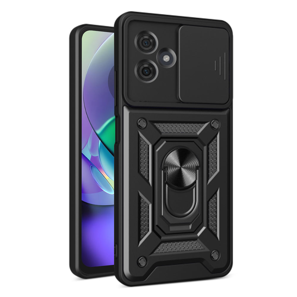 Futrola za Motorola Moto G54, Techsuit, CamShield, Crna