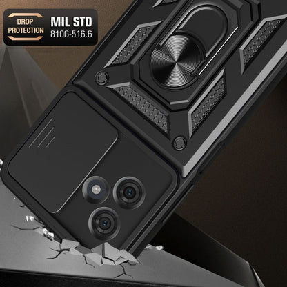 Futrola za Motorola Moto G54, Techsuit, CamShield, Crna