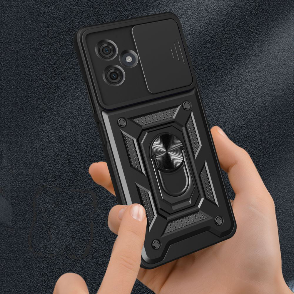 Futrola za Motorola Moto G54, Techsuit, CamShield, Crna