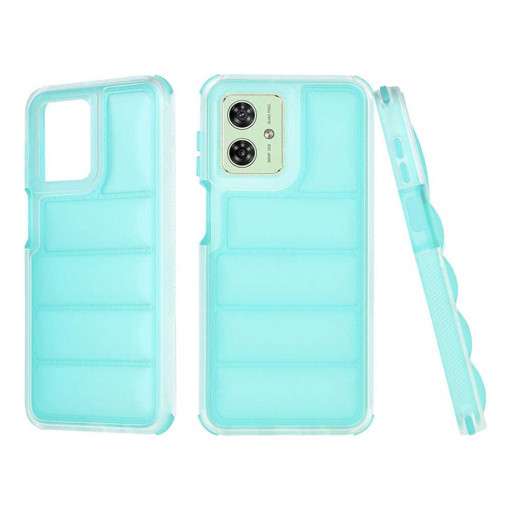 Futrola za Motorola Moto G54, Techsuit, Wave Shield, Tirkizna