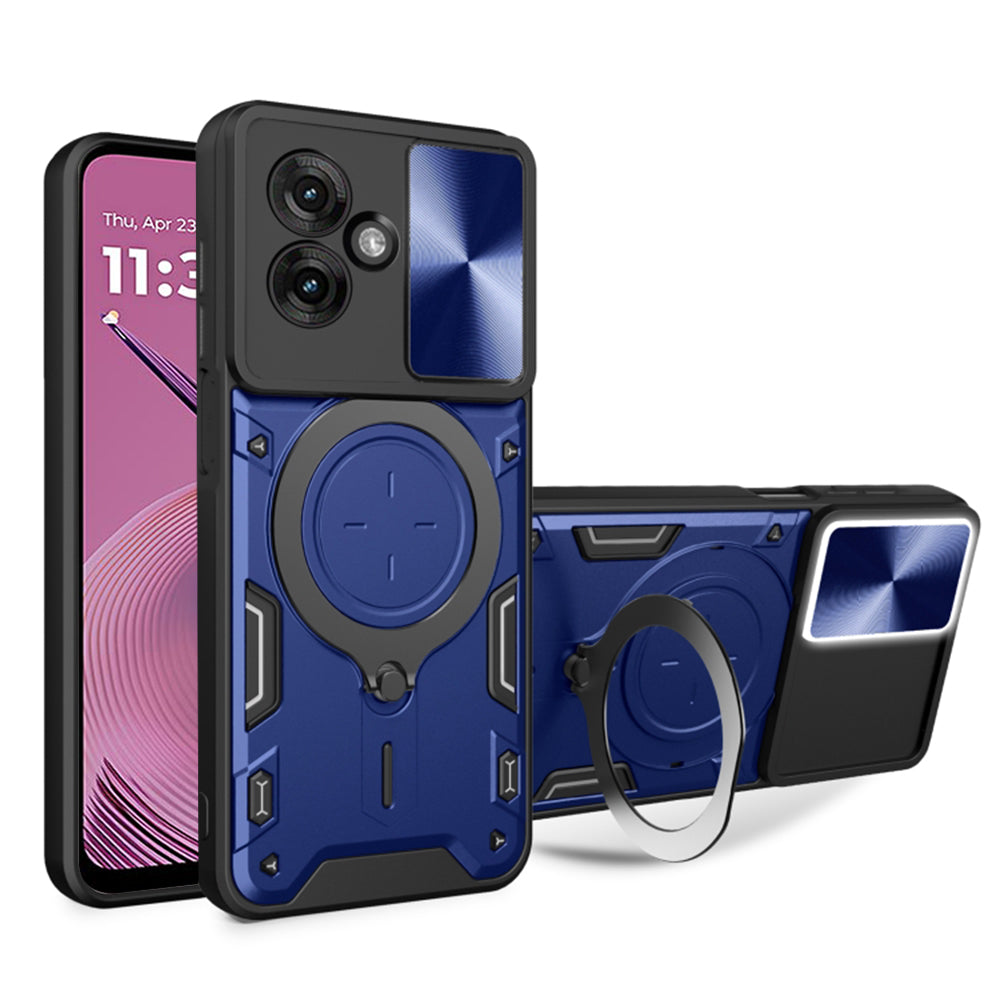 Futrola za Motorola Moto G55, Techsuit, CamGuard Pro, Plava