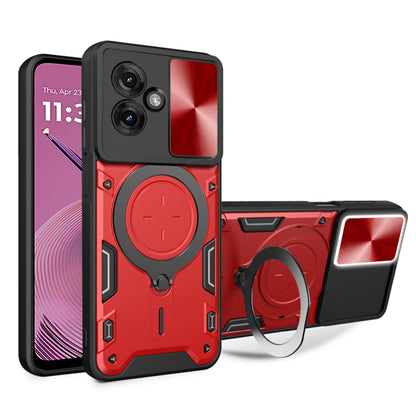 Futrola za Motorola Moto G55, Techsuit, CamGuard Pro, Crvena