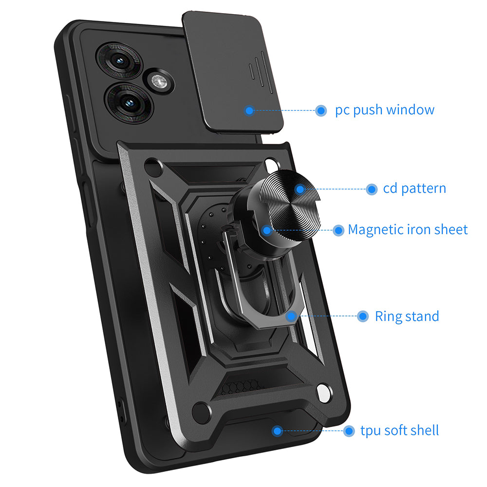 Futrola za Motorola Moto G55, Techsuit, CamShield, Plava