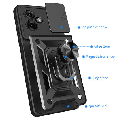 Futrola za Motorola Moto G55, Techsuit, CamShield, Roze