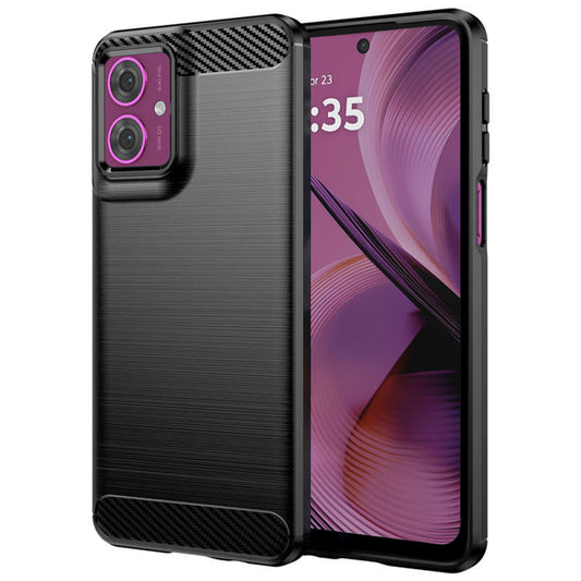 Futrola za Motorola Moto G55, Techsuit, Karbon, Crna