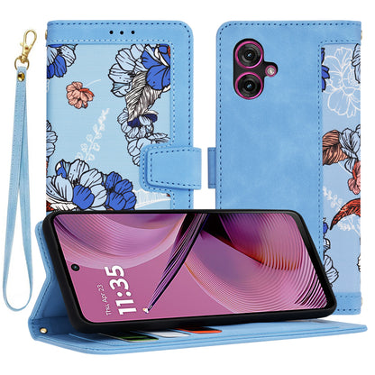 Futrola za Motorola Moto G55, Techsuit, FlipCraft, Plava