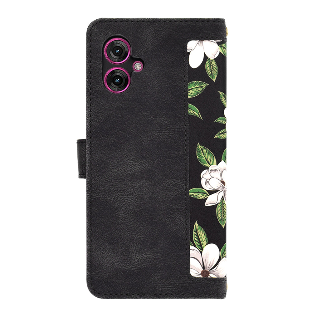 Futrola za Motorola Moto G55, Techsuit, FlipCraft, Crna