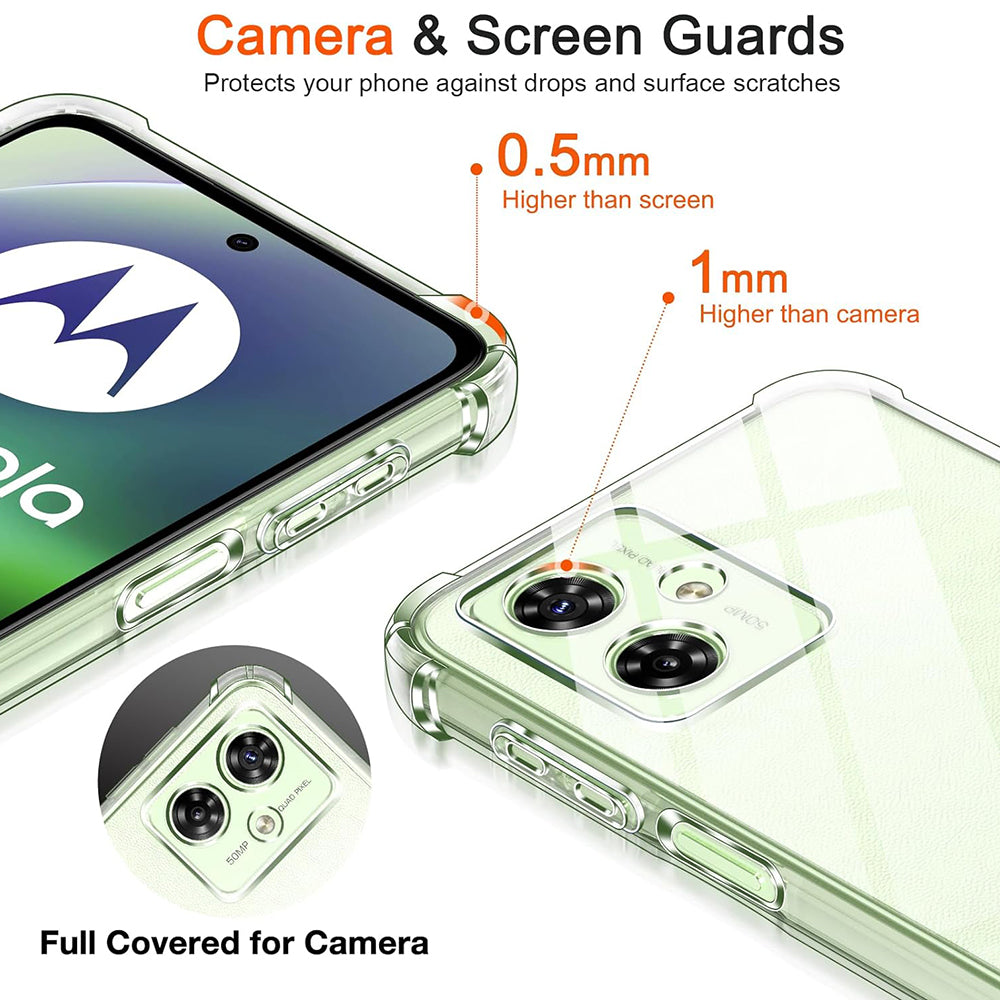 Futrola za Motorola Moto G55, Techsuit, Shockproof Clear, Providna