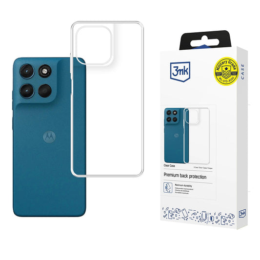Futrola za Motorola Moto G57 Power, 3MK, Clear, Transparenta