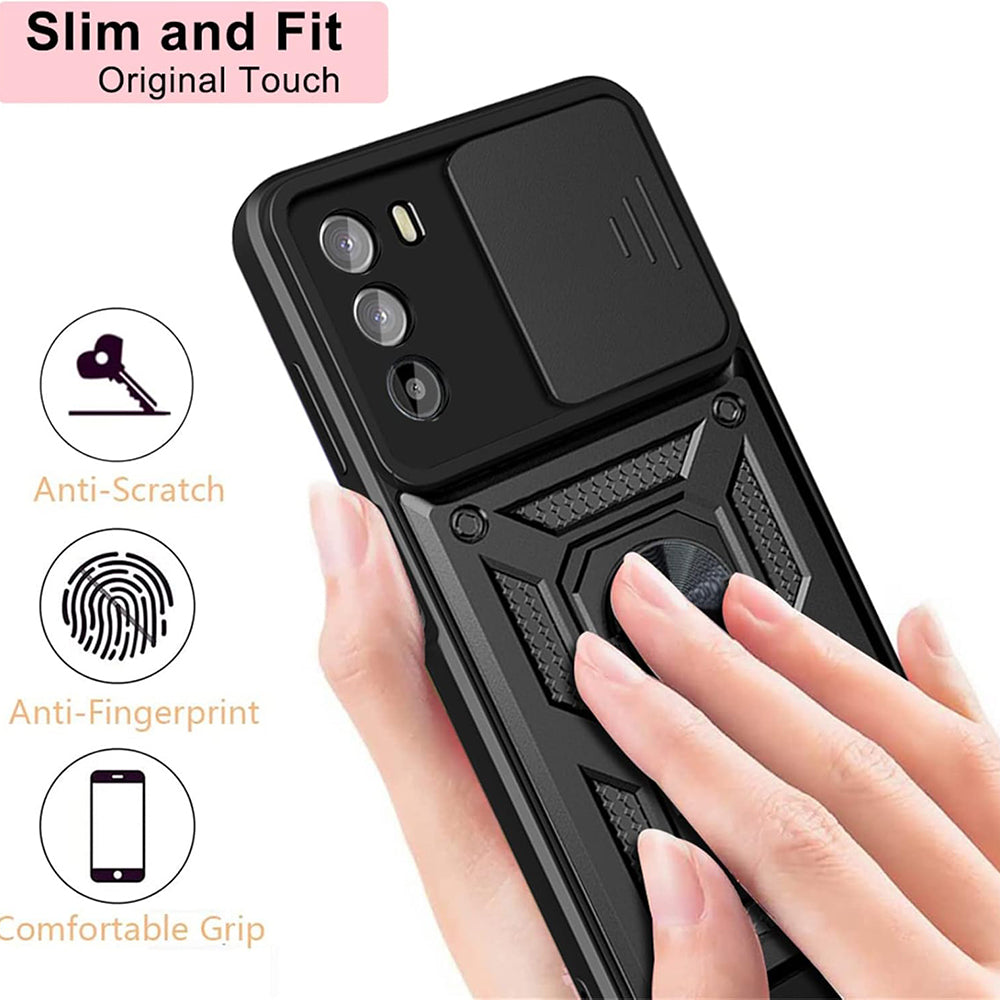 Futrola za Motorola Moto G62 5G, Techsuit, CamShield, Crna