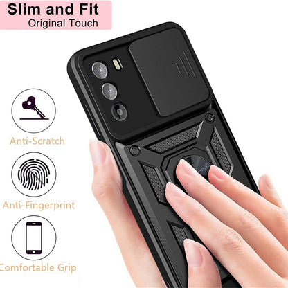Futrola za Motorola Moto G62 5G, Techsuit, CamShield, Crna
