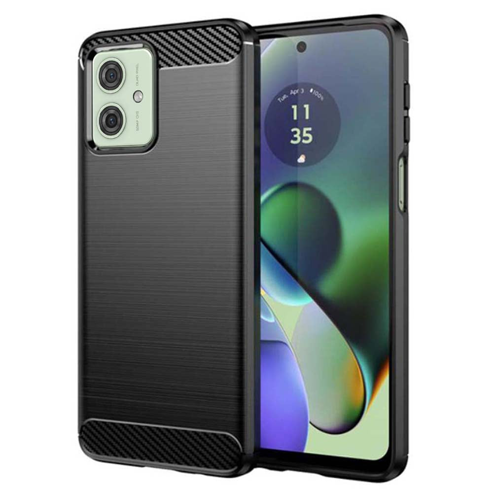 Futrola za Motorola Moto G64 / G54 Power Edition / G54, Techsuit, Karbon, Crna