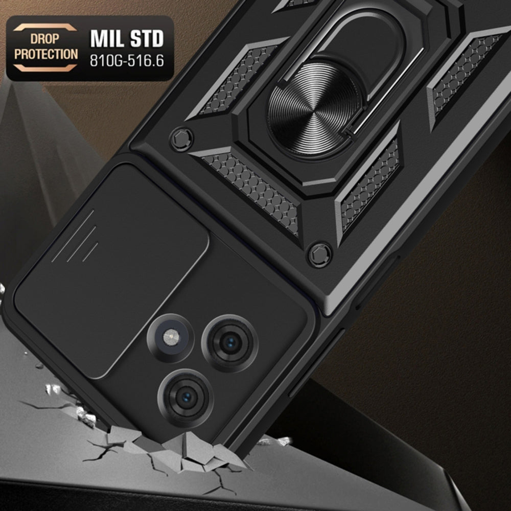 Futrola za Motorola Moto G64 / G54 Power Edition, Techsuit, CamShield, Crna