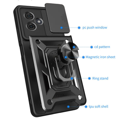 Futrola za Motorola Moto G64 / G54 Power Edition, Techsuit, CamShield, Crna