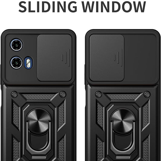 Futrola za Motorola Moto G67 Power / G57 Power, Techsuit, CamShield, Crna