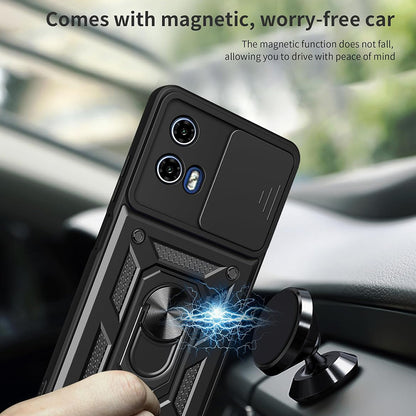 Futrola za Motorola Moto G67 Power / G57 Power, Techsuit, CamShield, Crna